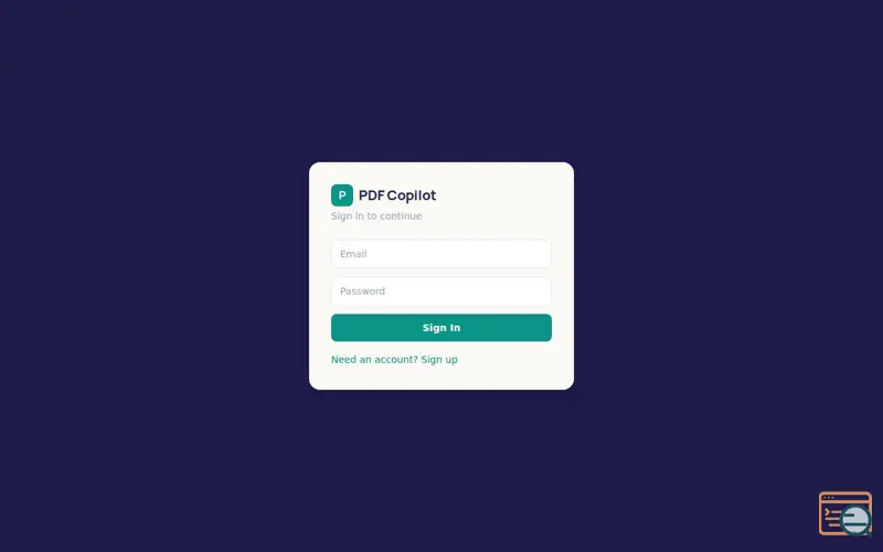 Screenshot of PDF Copilot