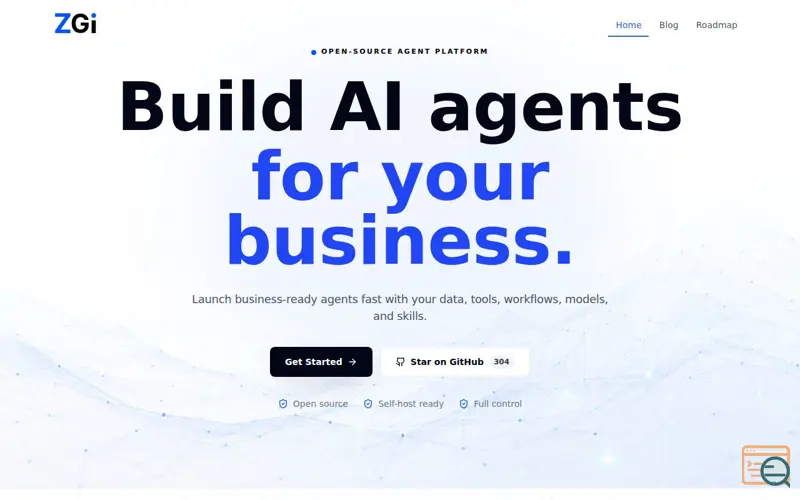 Screenshot of ZGI.AI