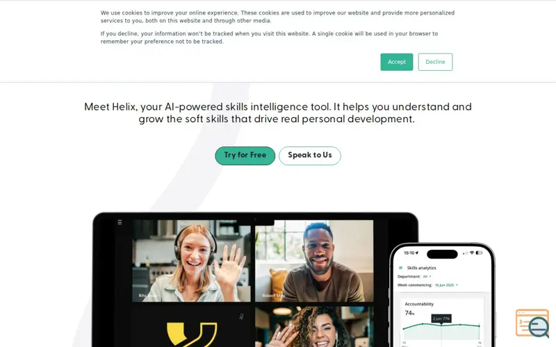 Screenshot of Helix