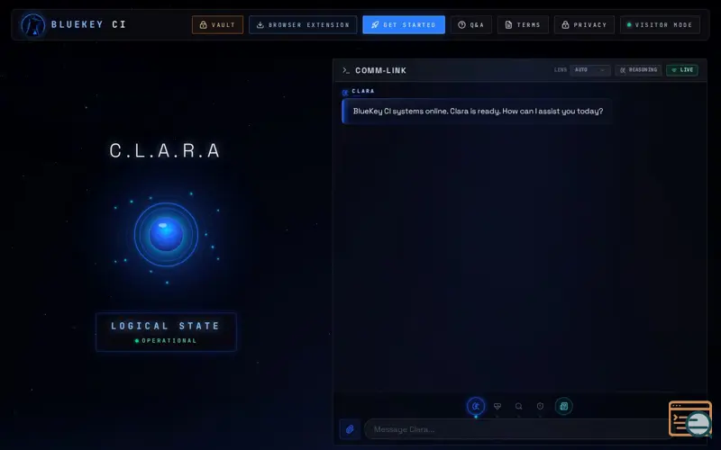 Screenshot of Clara by BlueKey CI
