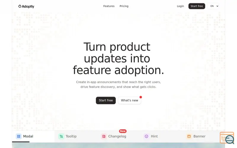 Screenshot of Adoptly