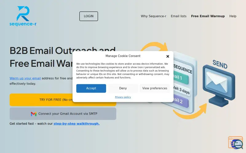Screenshot of Email Sequence-r