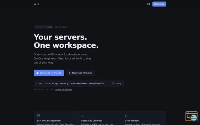 Screenshot of Xell