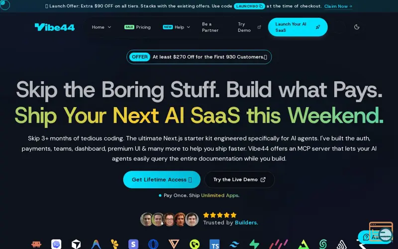 Screenshot of Vibe44