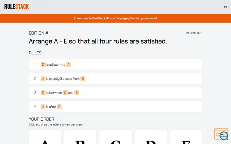 Screenshot of RuleStack