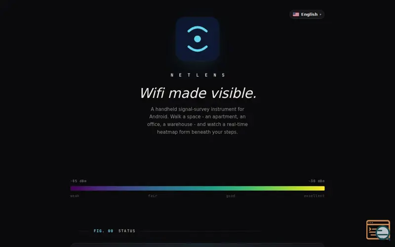 Screenshot of NetLens