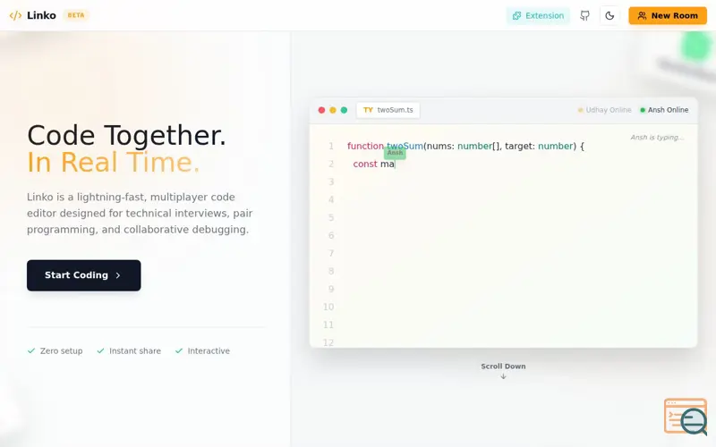 Screenshot of Linko