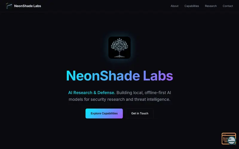 Screenshot of NeonShade Labs