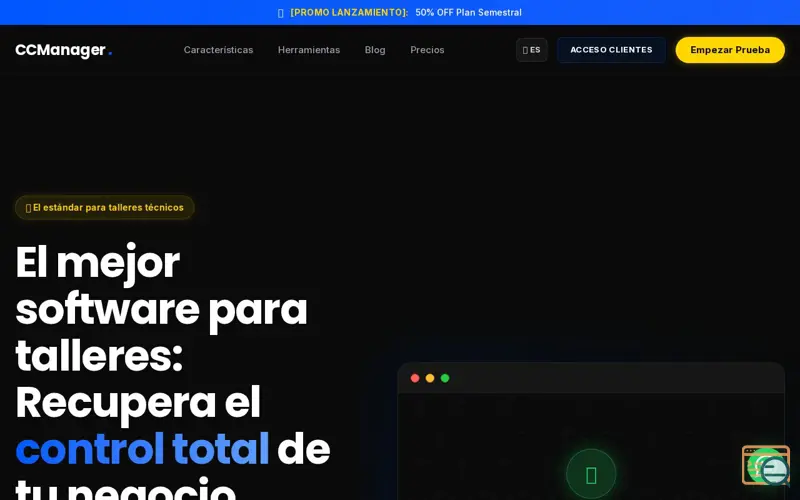 Screenshot of CCManager