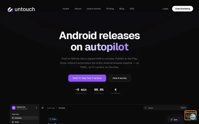 Screenshot of Untouch