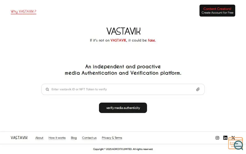 Screenshot of Vastavik