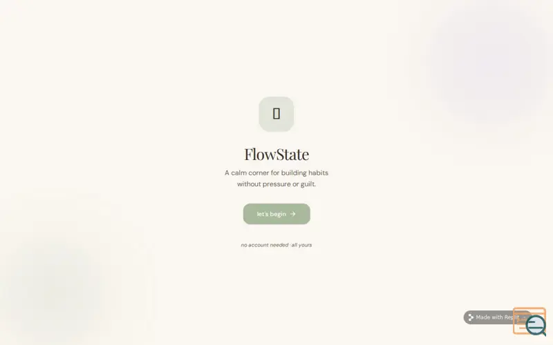 Screenshot of FlowState