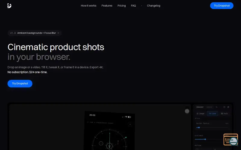 Screenshot of Dropshot