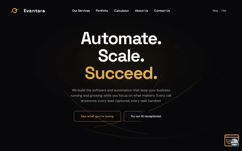 Screenshot of Eventara
