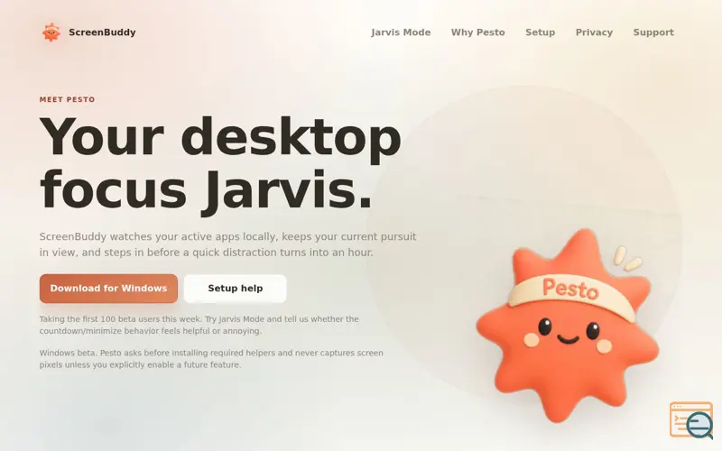 Screenshot of ScreenBuddy