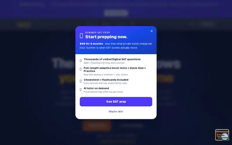 Screenshot of Spark Learners