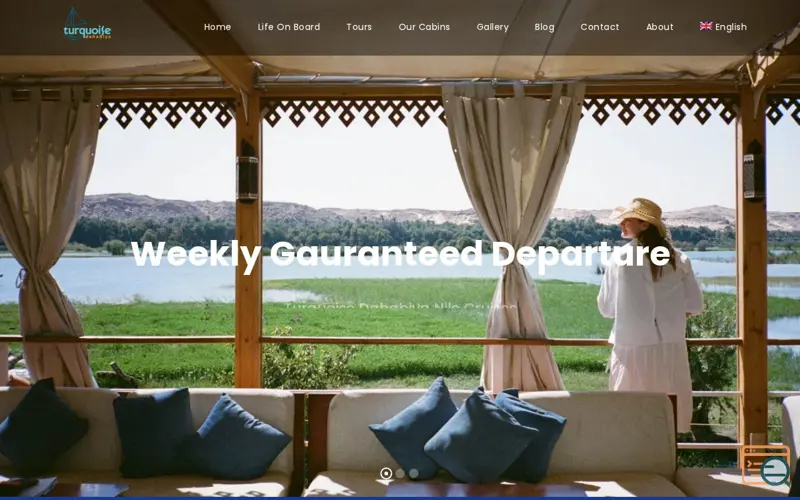 Screenshot of Turquoise Dahabiya