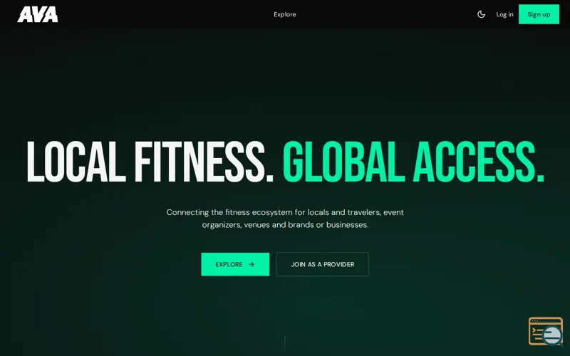 Screenshot of AVA - Athletes Venues Adventures