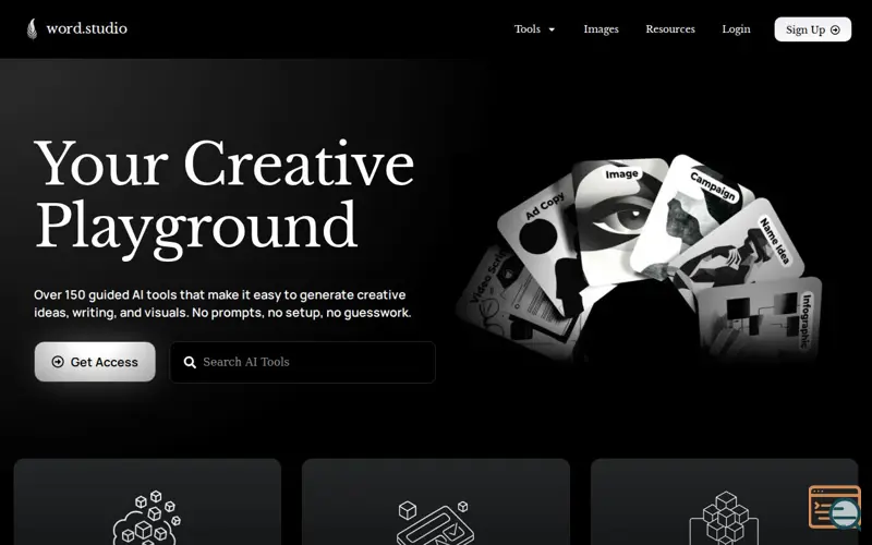 Screenshot of Word Studio