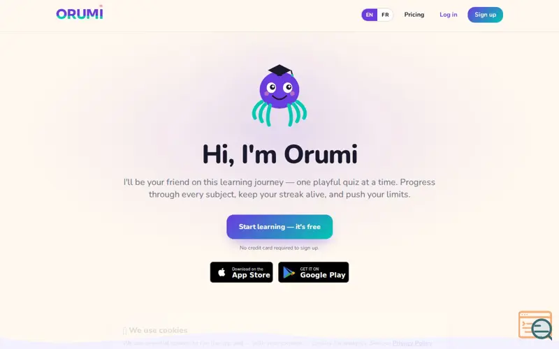 Screenshot of ORUMI