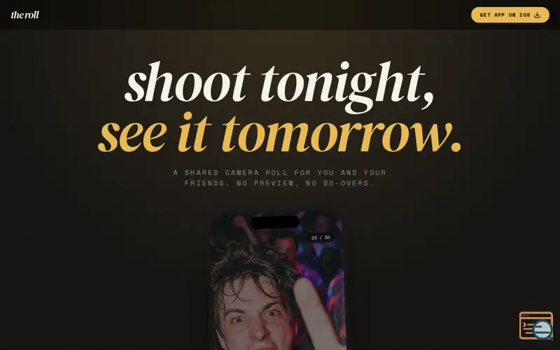 Screenshot of the roll