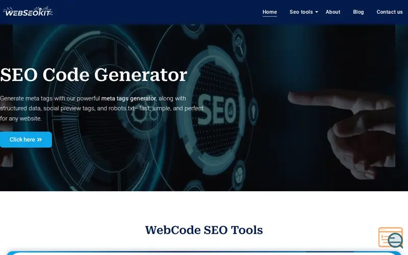 Screenshot of Web Seo Kit