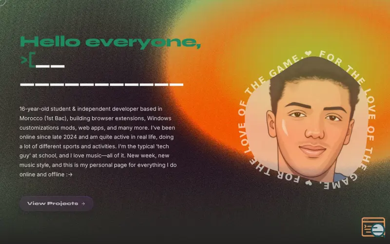Screenshot of incconu_two — Personal Website