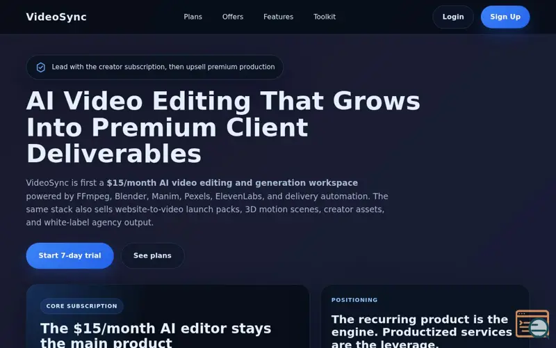 Screenshot of VideoSync