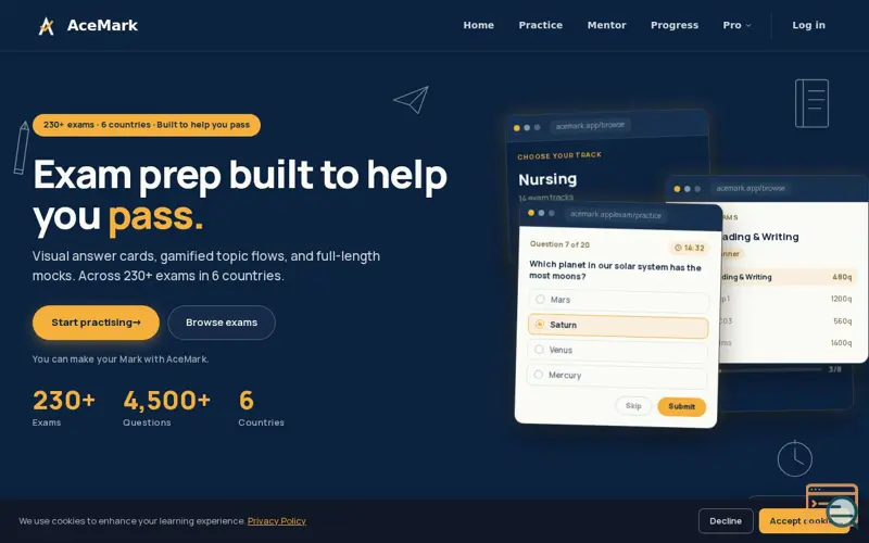 Screenshot of AceMark