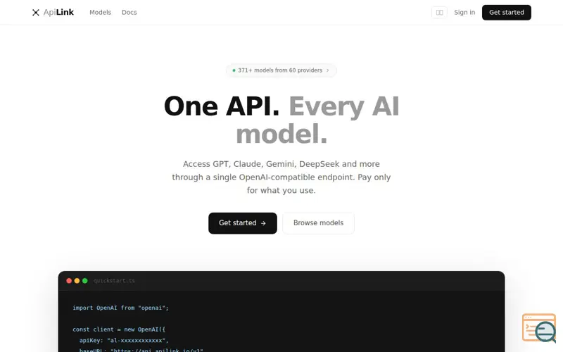 Screenshot of ApiLink, a launch using NOWPayments