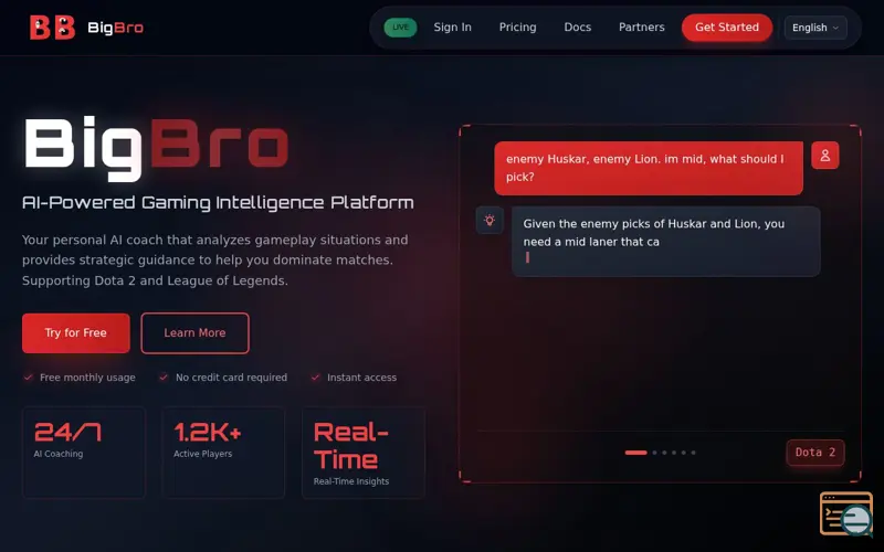 Screenshot of BigBro