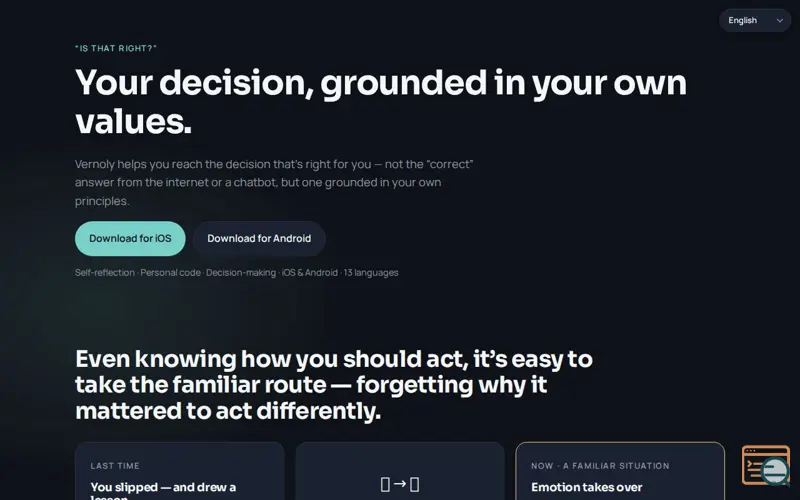 Screenshot of Vernoly