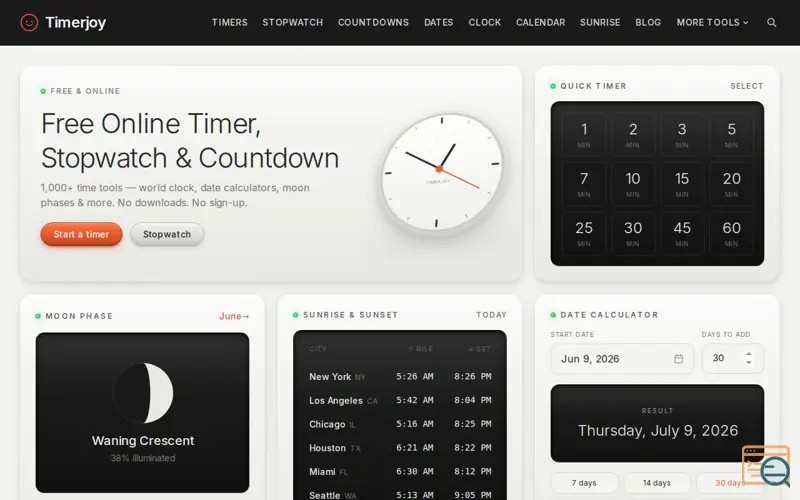 Screenshot of Timerjoy