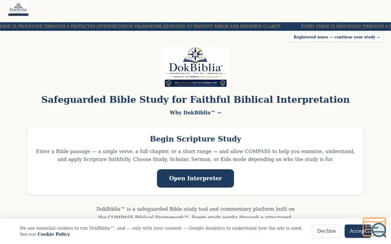 Screenshot of DokBiblia™