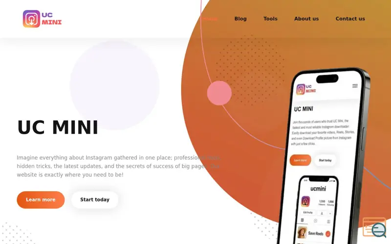 Screenshot of ucmini