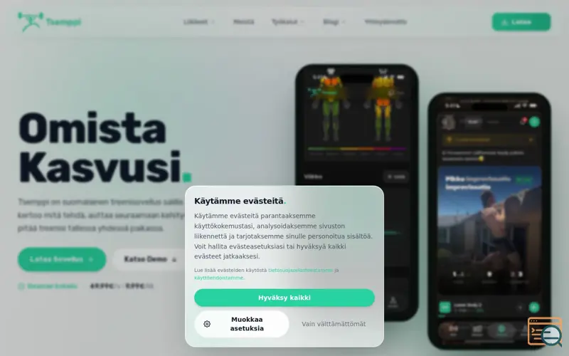 Screenshot of Tsemppi