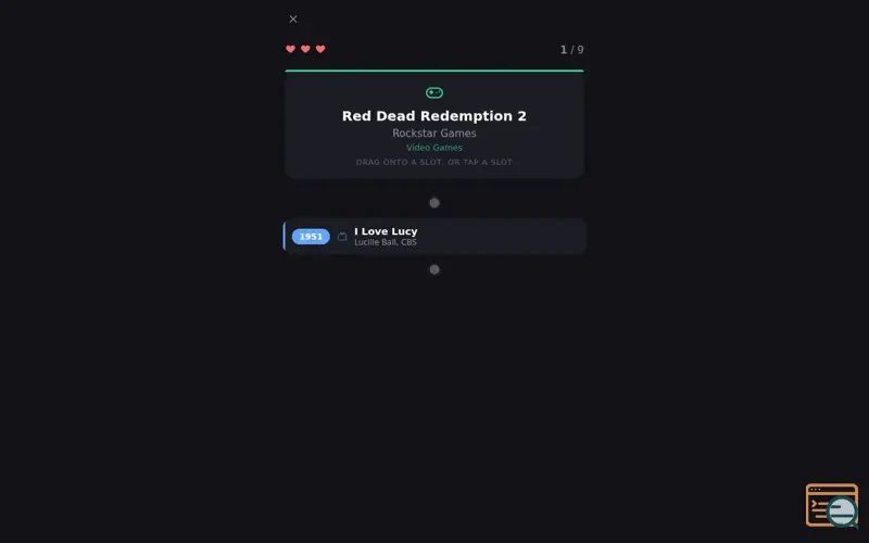 Screenshot of Deckades