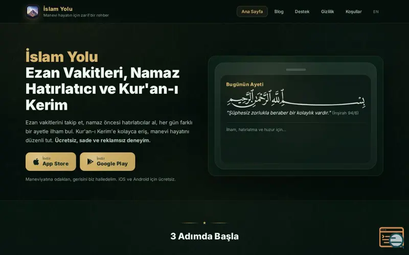 Screenshot of İslam Yolu