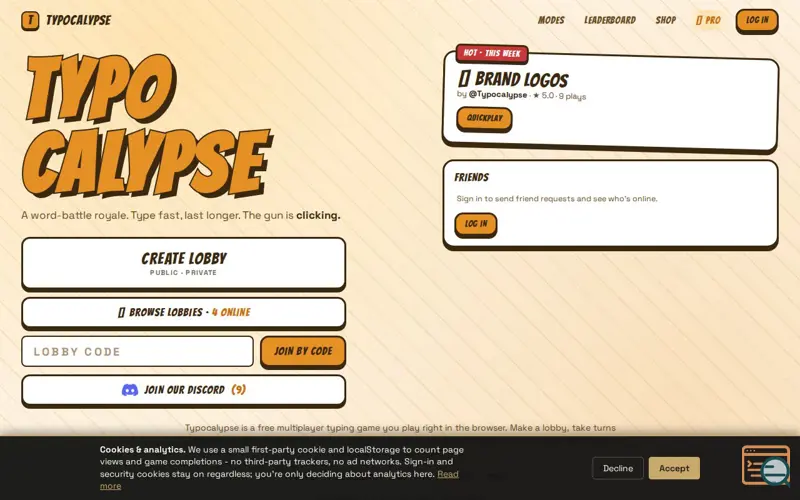 Screenshot of Typocalypse