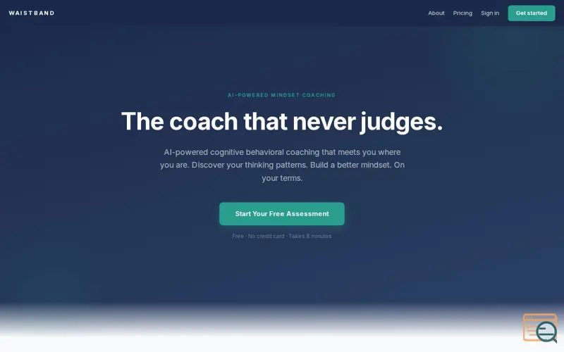 Screenshot of Waistband Coaching Platform