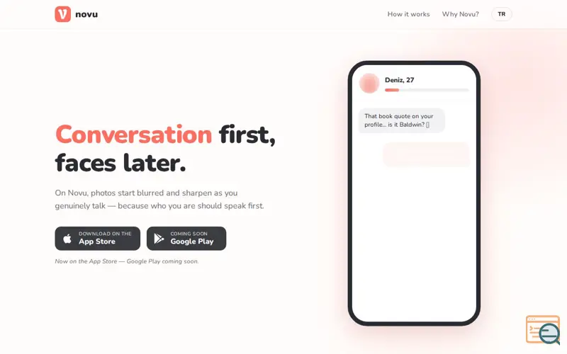 Screenshot of Novu