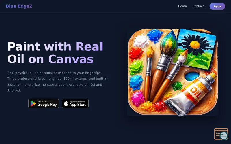 Screenshot of Oleosa - Drawing App for Oil Painting