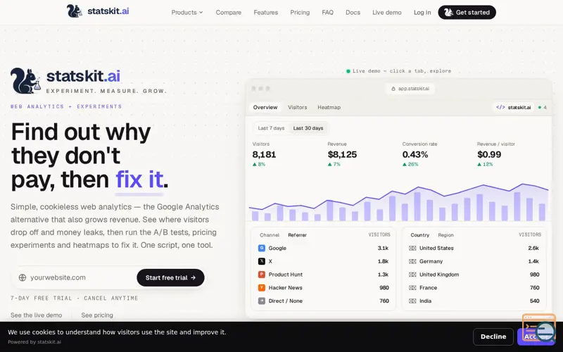 Screenshot of StatsKit