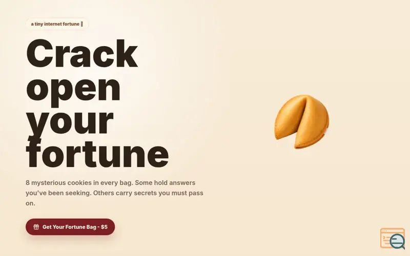 Screenshot of What’s My Fortune?