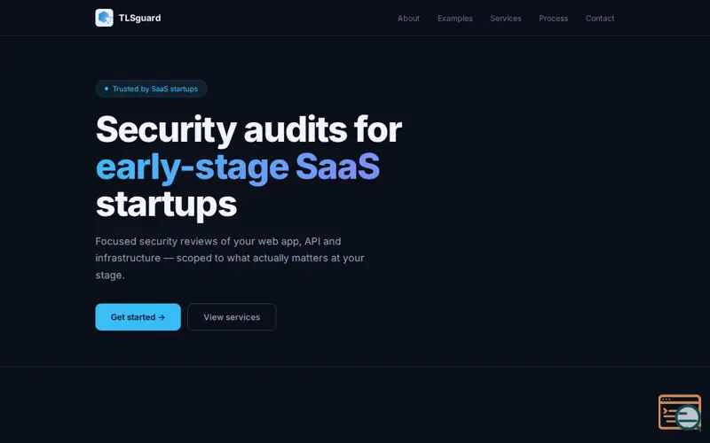 Screenshot of TLSguard — Security Audits for SaaS