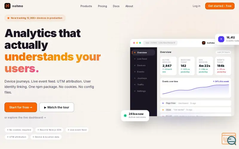 Screenshot of Nohmo