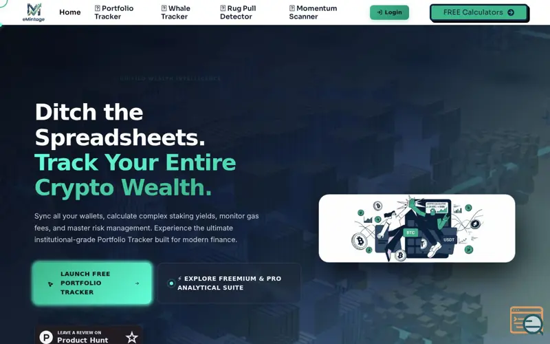 Screenshot of eMintage Crypto Tools Bundle