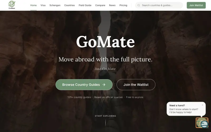 Screenshot of GoMate
