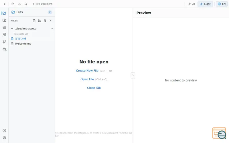 Screenshot of VisualMD