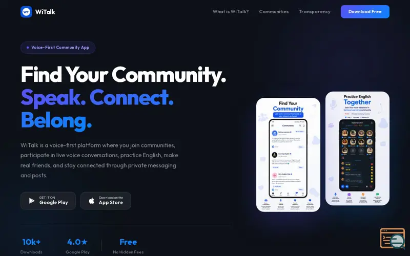 Screenshot of WiTalk